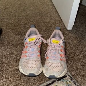 Nike Pink and Orange Sneakers